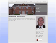 Tablet Screenshot of peachclerkofcourt.com